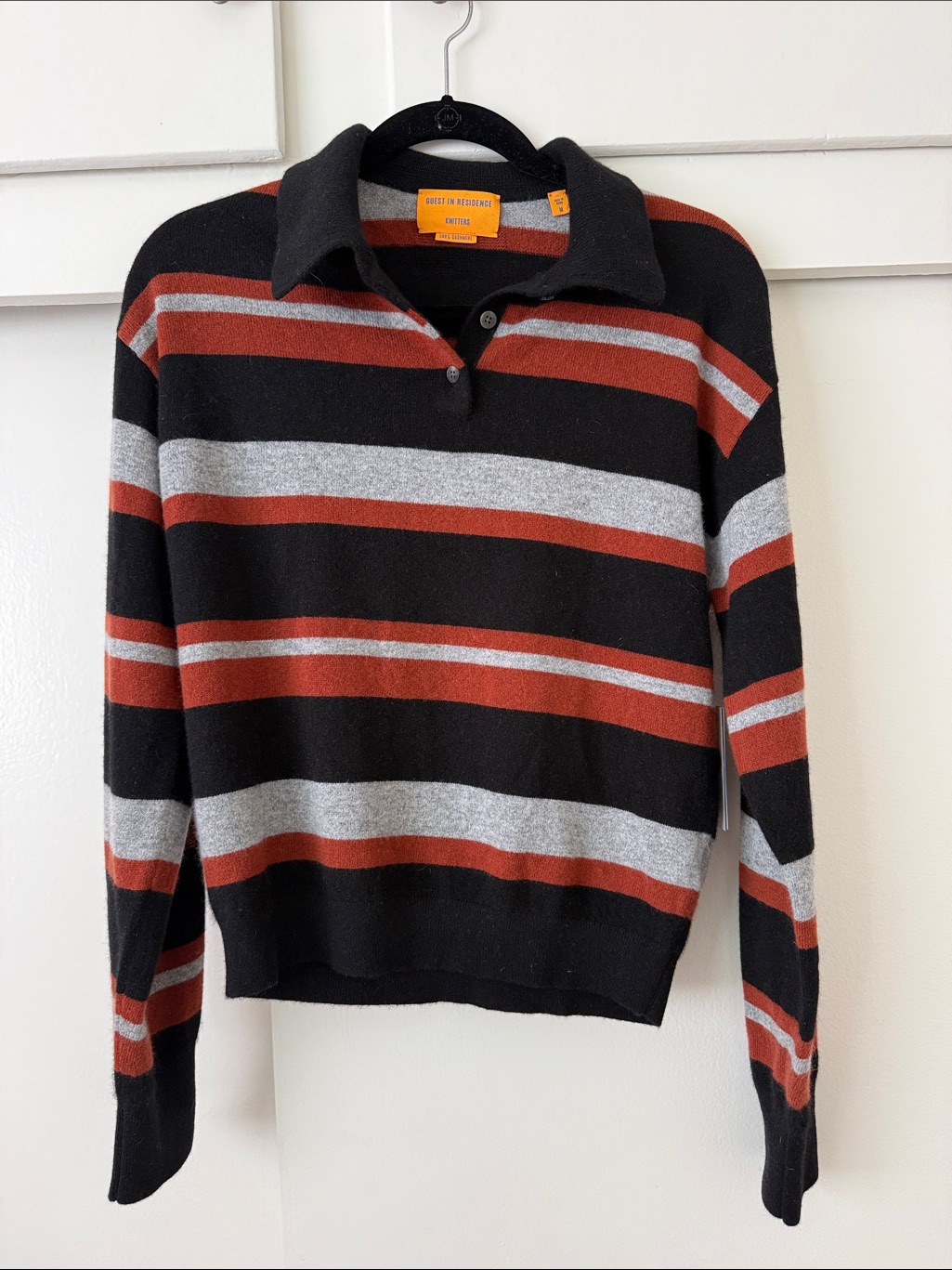 Guest In Residence Collegiate Striped Sweater
